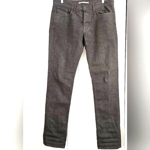 Vince Mens 5-Pocket Button Fly Denim Jeans 32x34 Vintage‎ Brown Luxury Casual